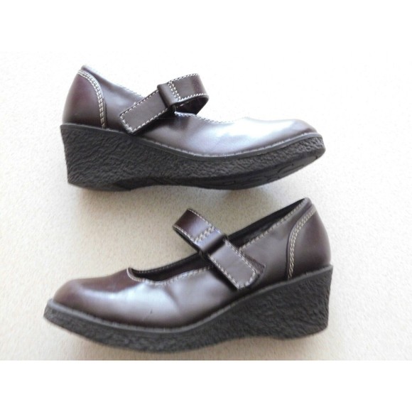 AIRWALK Girls Hook & Loop Closure Dress Up Shoes Brown Size 10 - Picture 1 of 9